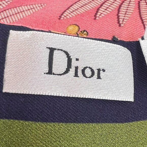 Auth Christian Dior ABCDior Letter E Mitzah Bag Scarf with Box - Like NEW - Picture 7 of 10